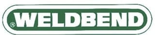 Weldbend logo featuring white text on a green rounded rectangular background