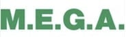 M.E.G.A. logo in green text