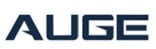 AUGE logo with dark blue text on white background