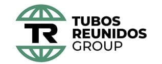 Tubos Reunidos Group logo with green globe design and black text