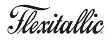 Flexitallic logo with stylized cursive text in black