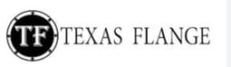 Texas Flange company logo with circular emblem and text